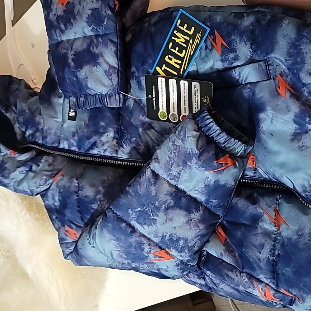 Boys Blue/Lightning Tie Dye